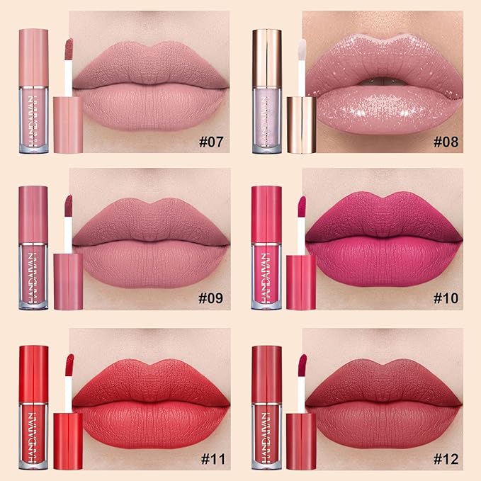 HANDAIYAN LIQUID MATTE LIPSTICK | 12 PCS SET | WATERPROOF | LONG LASTING