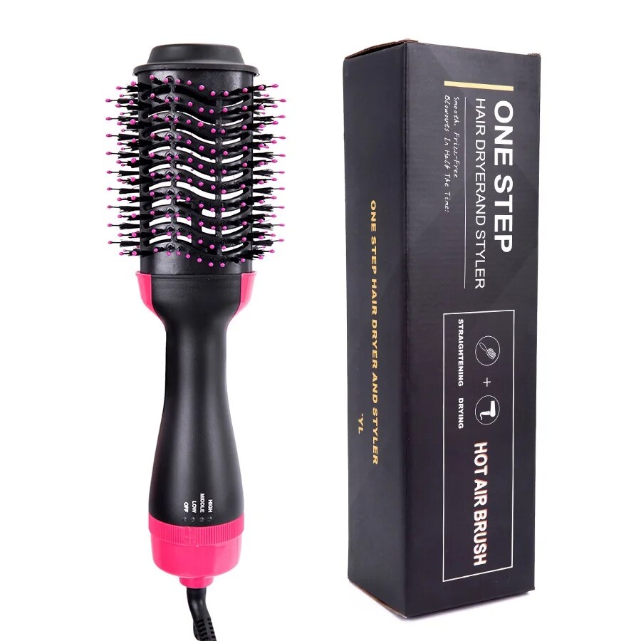 3-in-1 Hair Straightener & Dryer, Volumizer & Curls