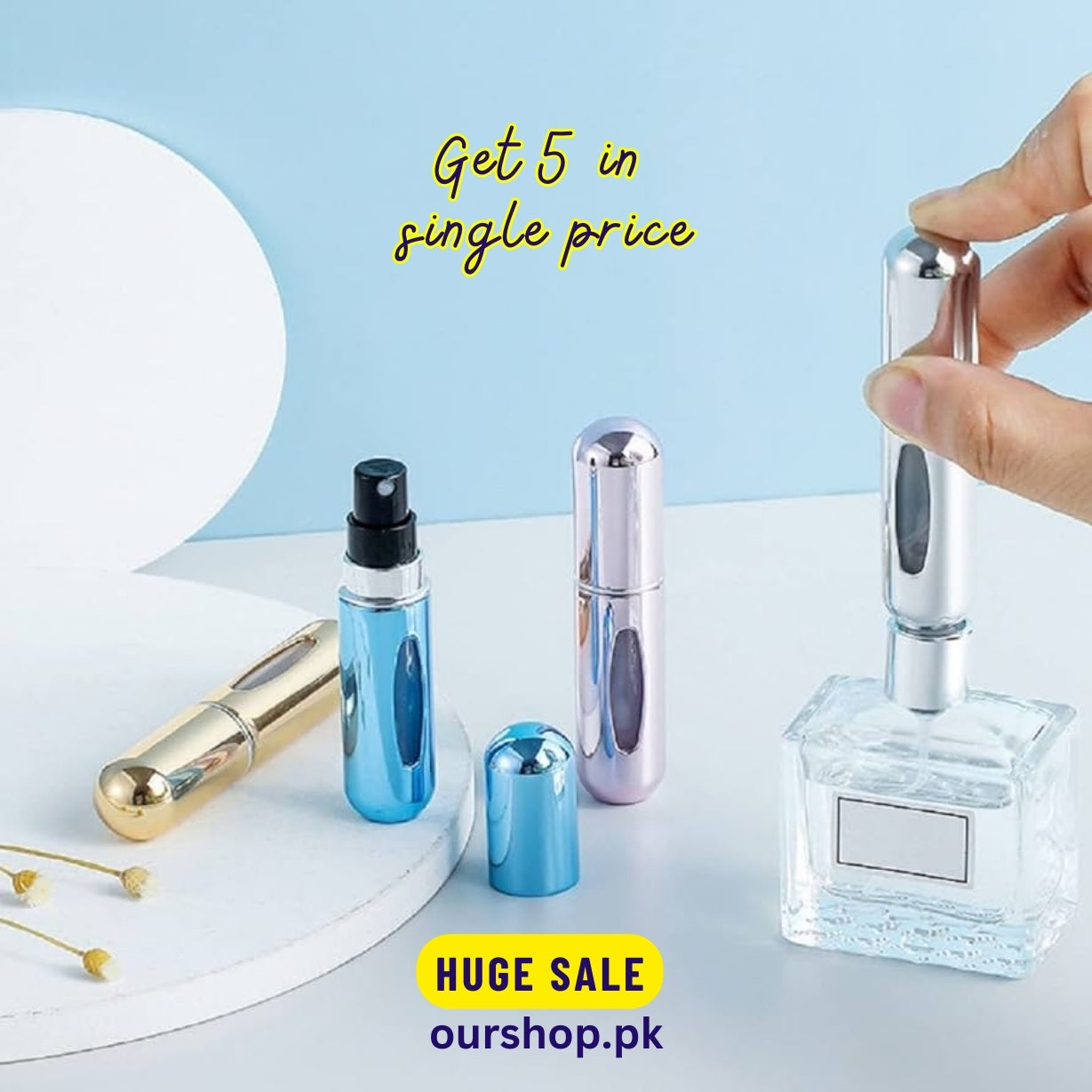 Mini Bottle Refillable Perfume Spray 5ML
