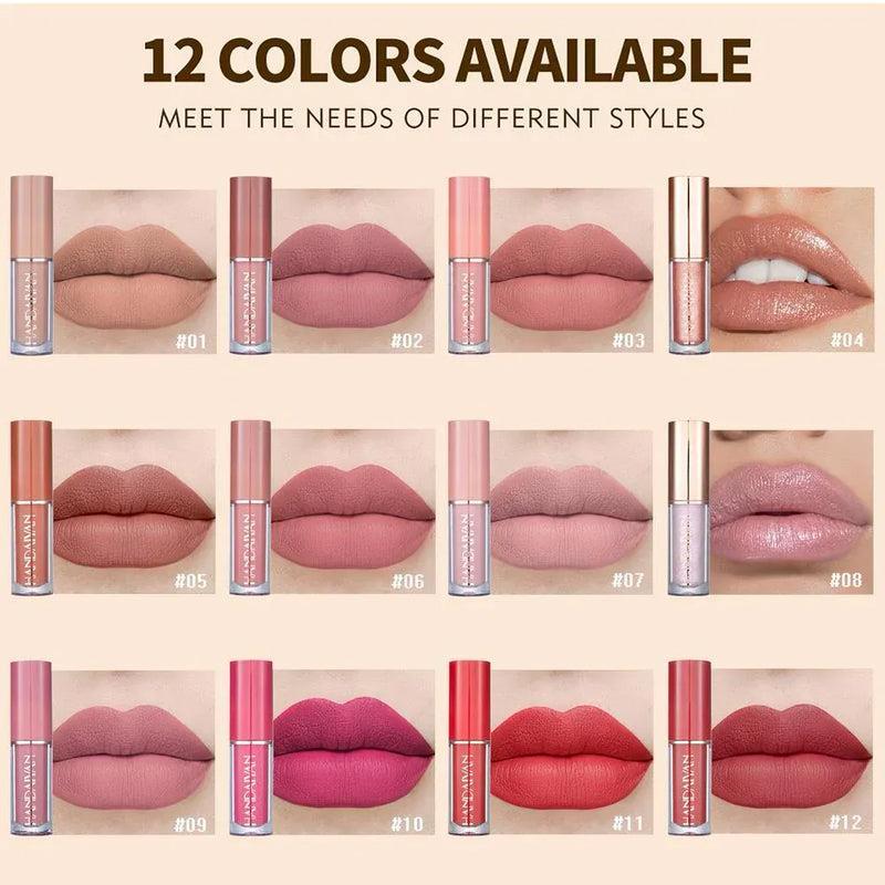 HANDAIYAN LIQUID MATTE LIPSTICK | 12 PCS SET | WATERPROOF | LONG LASTING