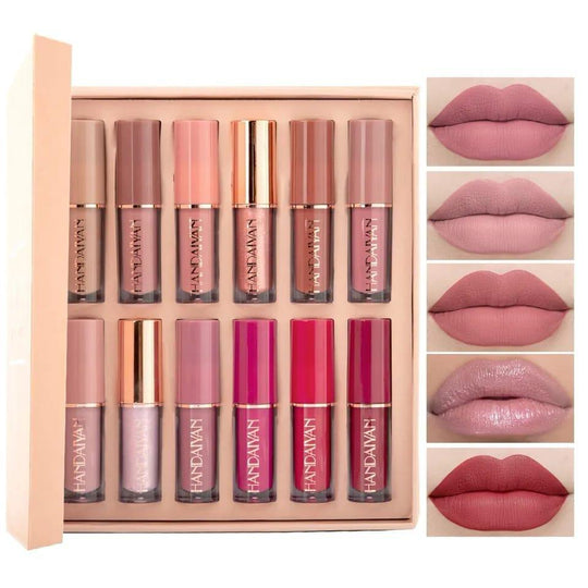 HANDAIYAN LIQUID MATTE LIPSTICK | 12 PCS SET | WATERPROOF | LONG LASTING