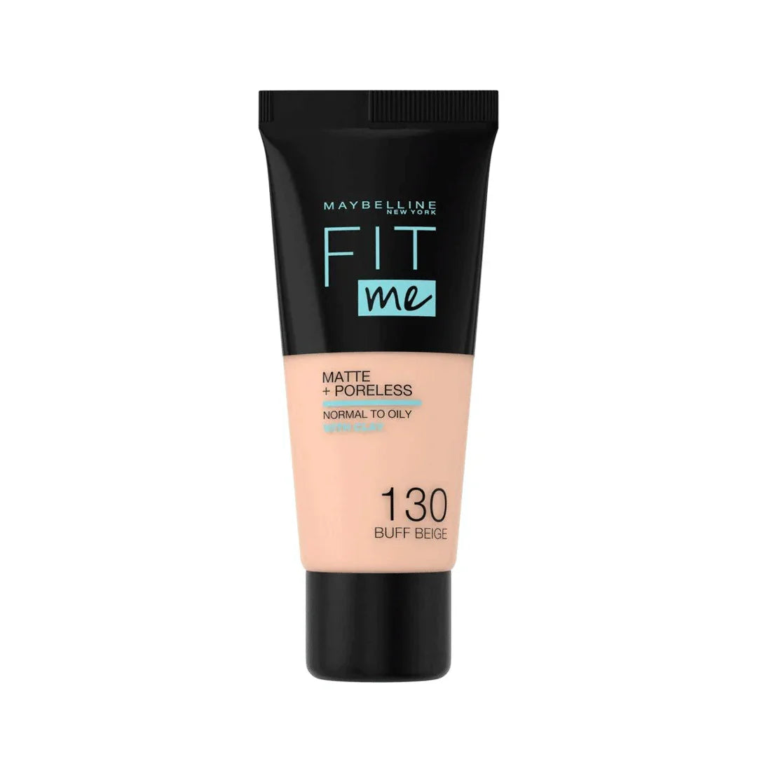 Vendor: Maybelline Maybelline Fit Me Matte & Poreless Liquid Tube Foundation 18ml - 130 Buff Beige