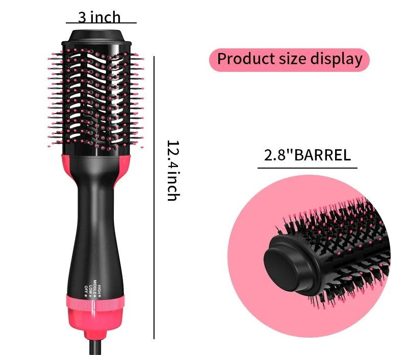 3-in-1 Hair Straightener & Dryer, Volumizer & Curls